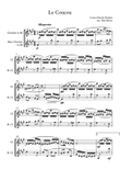 Le Coucou - Clarinet in Bb and Bass Clarinet in Bb duet.