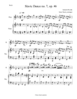 Slavic Dance op. 46, no. 7 for Flute and Piano