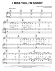 I miss you, I'm sorry mini preview