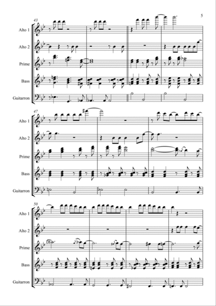 Águas De Março (waters Of March) Electric Guitar scores gallery preview page 5