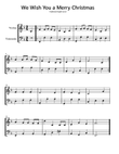 We Wish You a Merry Christmas - Score Only