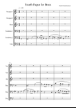 Fourth Fugue for Brass