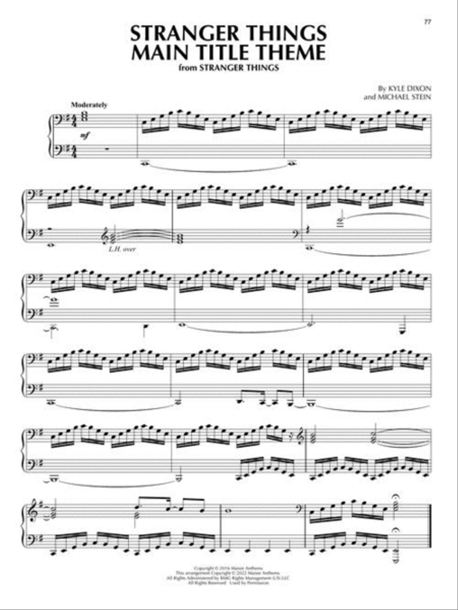 Horror Music Horror Music Piano Solo scores gallery preview page 6