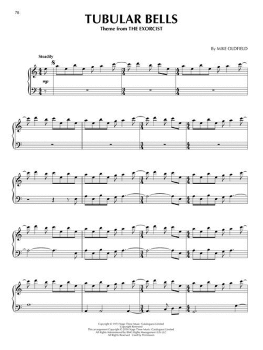 Horror Music Horror Music Piano Solo scores gallery preview page 7