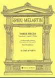 Three pieces for brass quintet - Score & parts — Tanssilaulu - Legend I - Polska