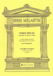 Three pieces for brass quartet (2 trumpets, horn & trombone)- Score & parts — Tanssilaulu - Legend I - Polska