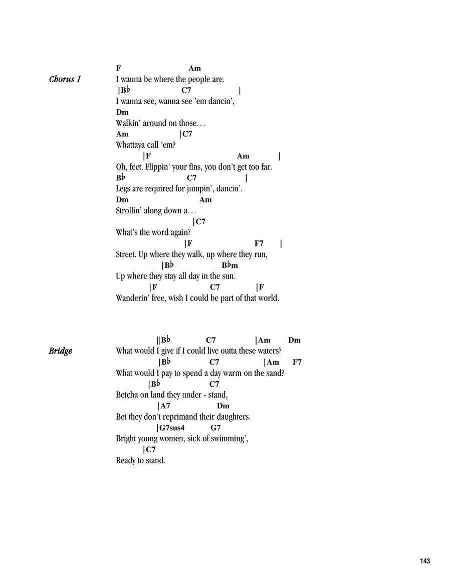 Part Of Your World (from The Little Mermaid) Ukulele scores gallery preview page 2