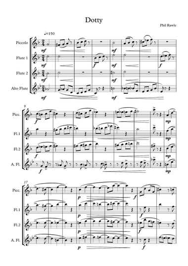 Dotty - Flute Quartet