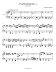 Piano Solo No. 1 (A Cup of Joe)