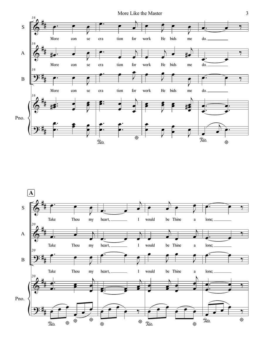 More Like the Master More Like the Master 3-Part scores gallery preview page 3
