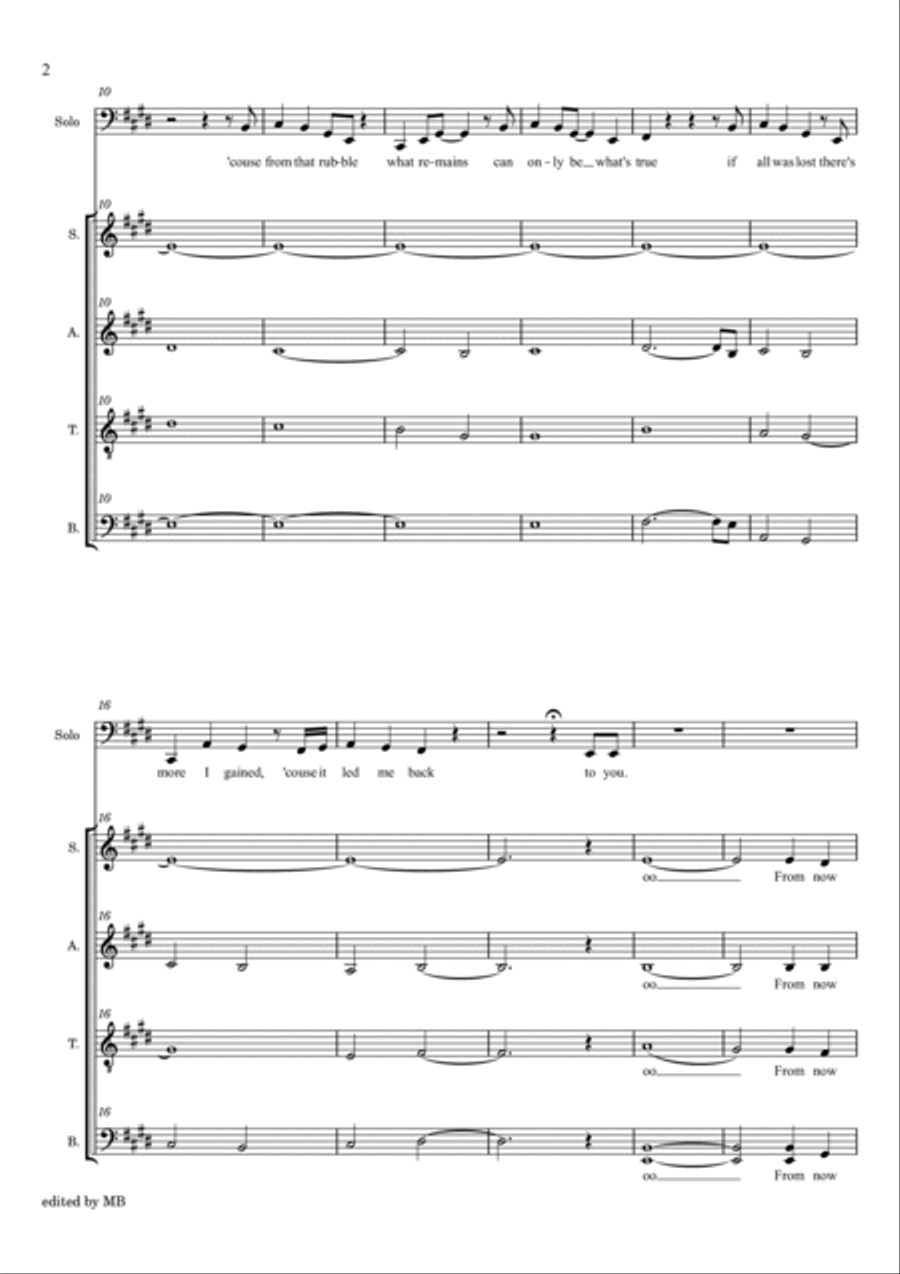 FROM NOW ON - from The Greatest Showman Divisi scores gallery preview page 3