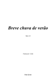 Breve chuva de verão Opus 52