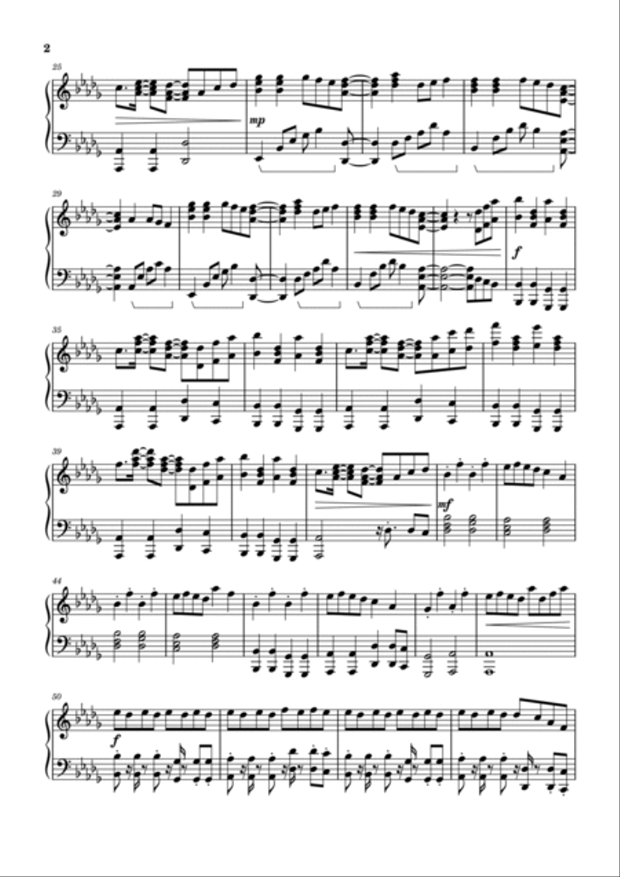 YOU CAN CALL ME MIKU Piano Solo scores gallery preview page 2