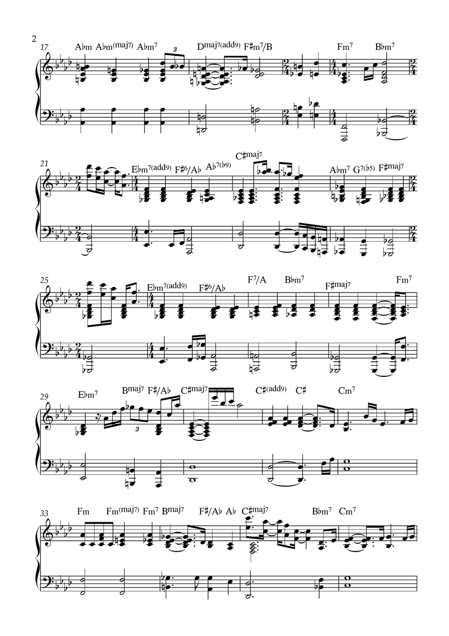 After All Piano Solo scores gallery preview page 2