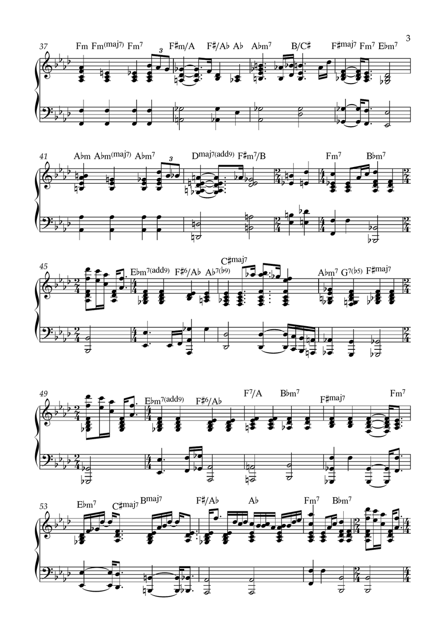 After All Piano Solo scores gallery preview page 3