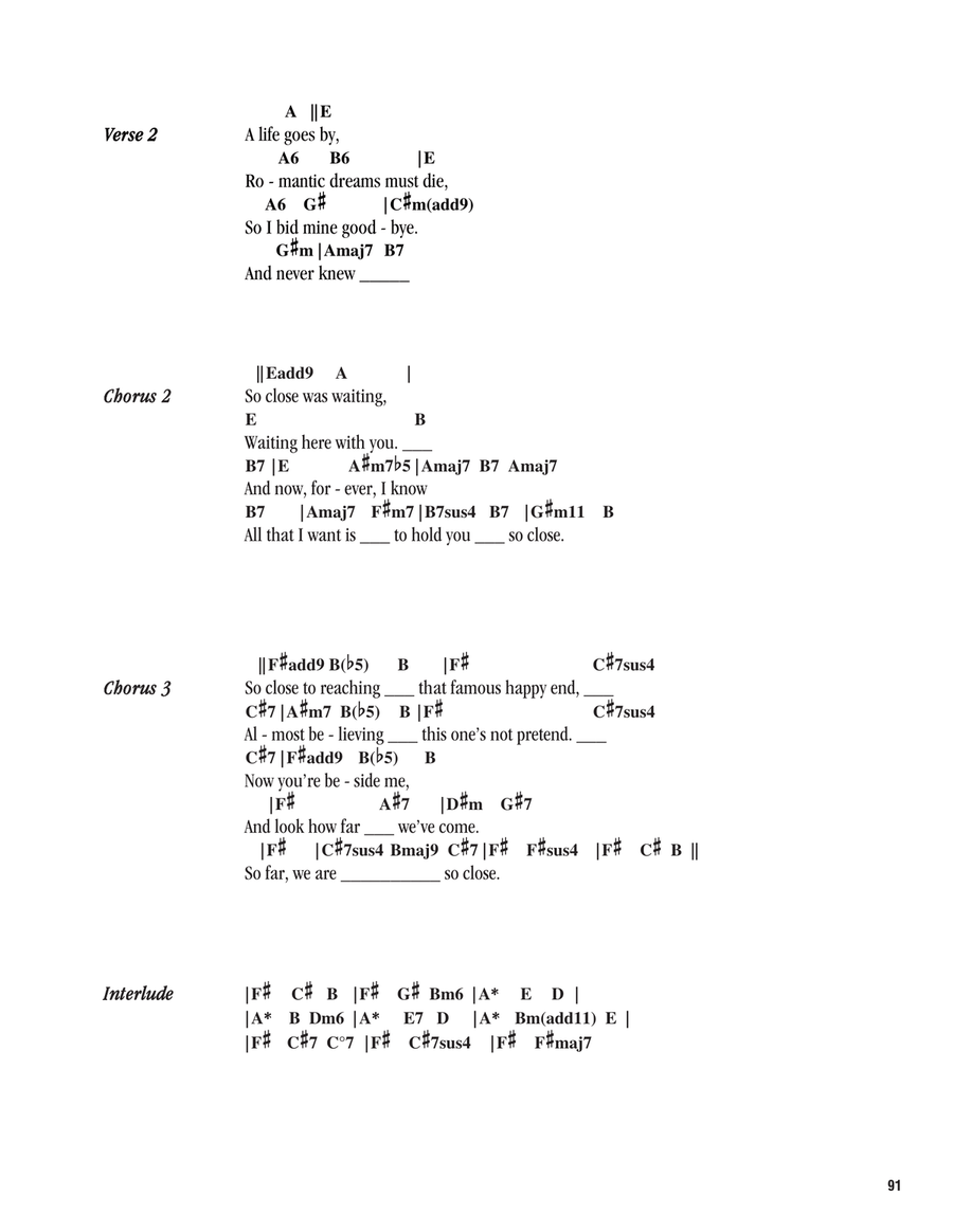 So Close (from Enchanted) Ukulele scores gallery preview page 2
