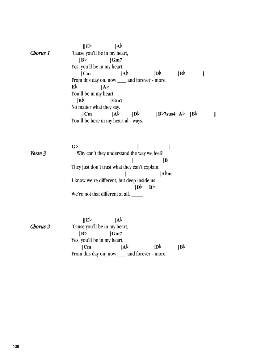 You'll Be In My Heart (from Tarzan) Ukulele scores gallery preview page 2