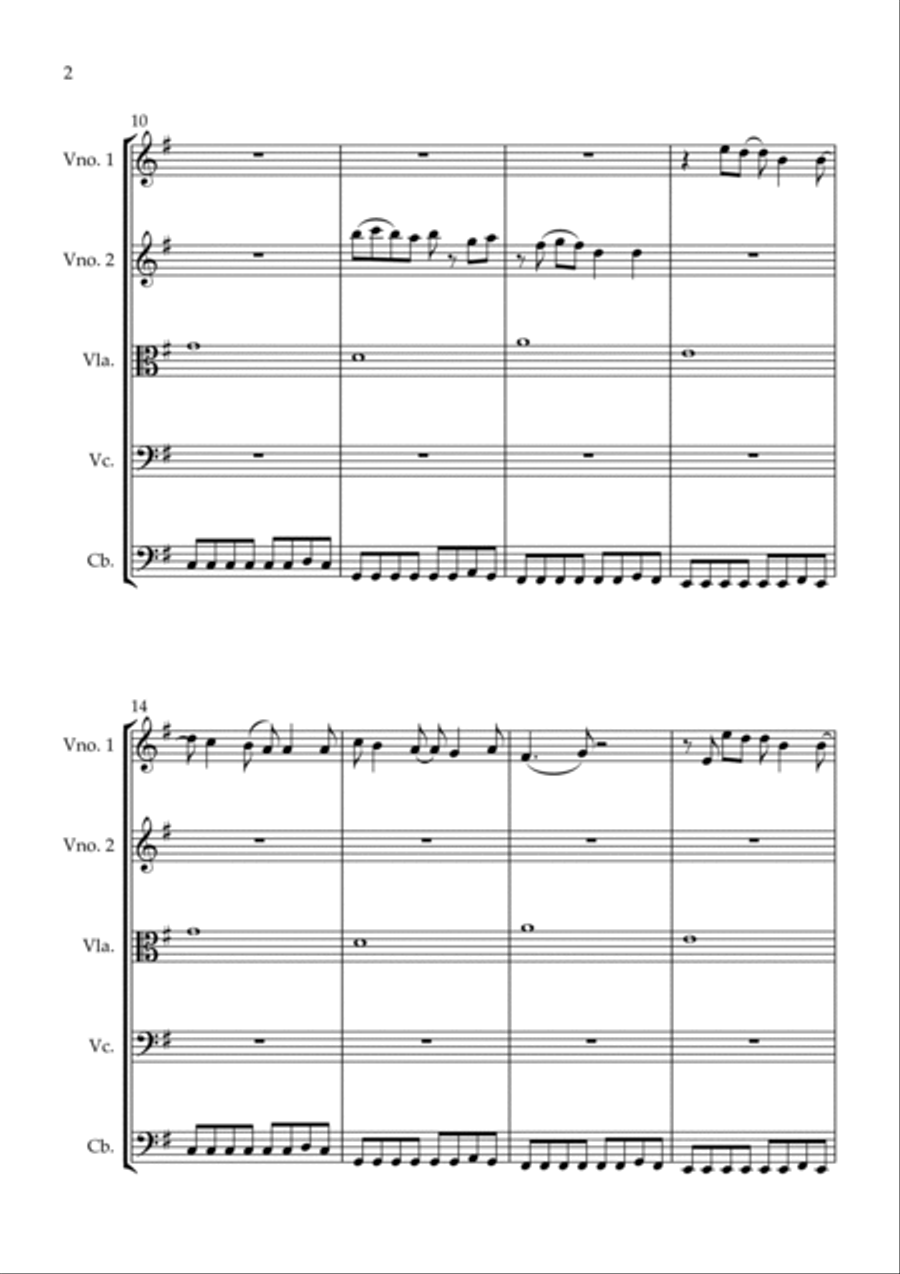 Zombie Cello scores gallery preview page 2