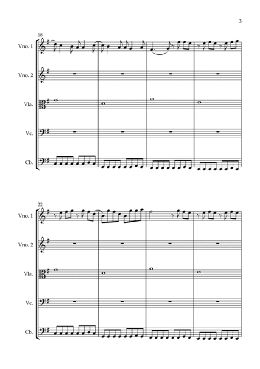 Zombie Cello scores gallery preview page 3