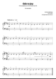 Ode To Joy (easy piano)