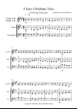 8 Easy Christmas Trios for Clarinet or Trumpet, Violin and Cello mini preview