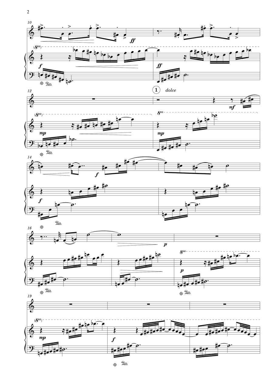 Enchanted Forest at Autumnal Equinox Chamber Music scores gallery preview page 4