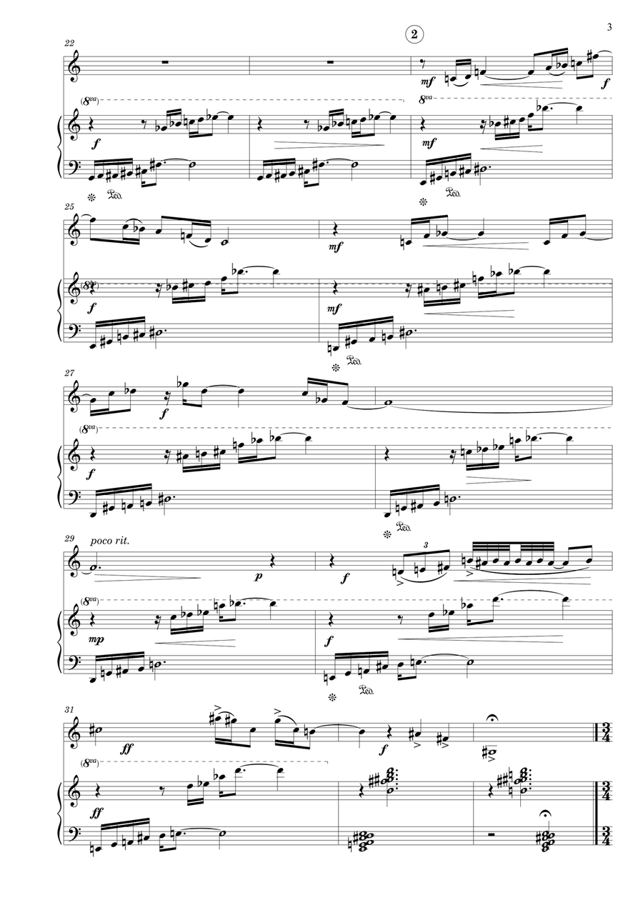 Enchanted Forest at Autumnal Equinox Chamber Music scores gallery preview page 5