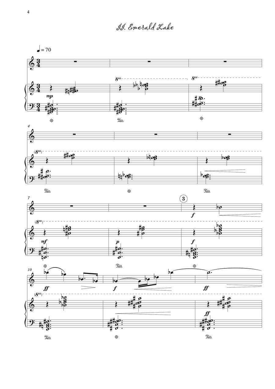 Enchanted Forest at Autumnal Equinox Chamber Music scores gallery preview page 6