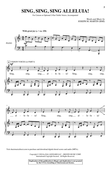 Sing, Sing, Sing Alleluia!