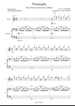Passacaglia - Main theme for Piano Duet (4 Hnads)