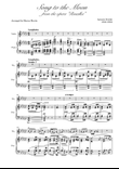 Song to the Moon from Rusalka by Dvorak for violin and piano