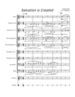 Salvation is Created - Score Only