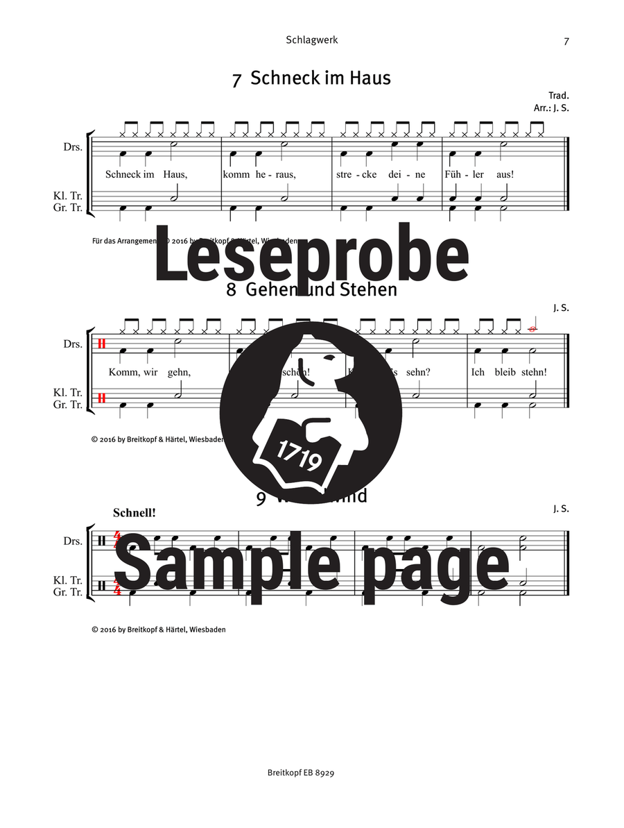 Addizio! Percussion scores gallery preview page 5