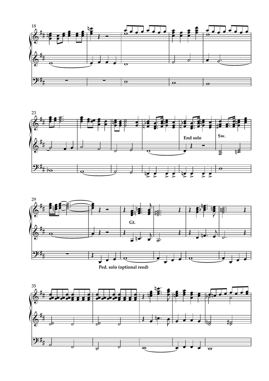 When The Saints Go Marching In - Organ Postlude Organ Solo scores gallery preview page 2