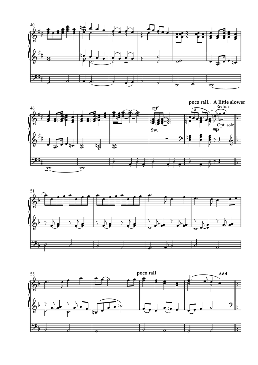 When The Saints Go Marching In - Organ Postlude Organ Solo scores gallery preview page 3