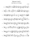 Minuet 1 and 2 from Cello Suite No.1 in G Major