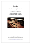 Troika arranged for String Quartet