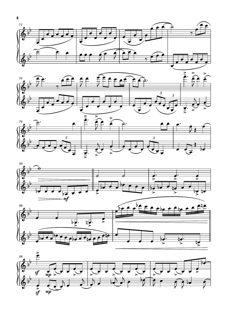 Let It Go Clarinet Duet scores gallery preview page 4