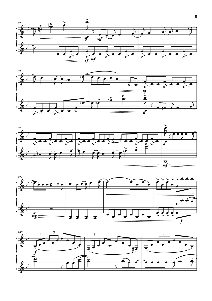 Let It Go Clarinet Duet scores gallery preview page 5