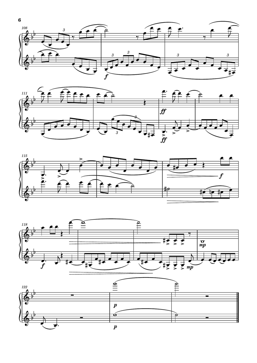 Let It Go Clarinet Duet scores gallery preview page 6