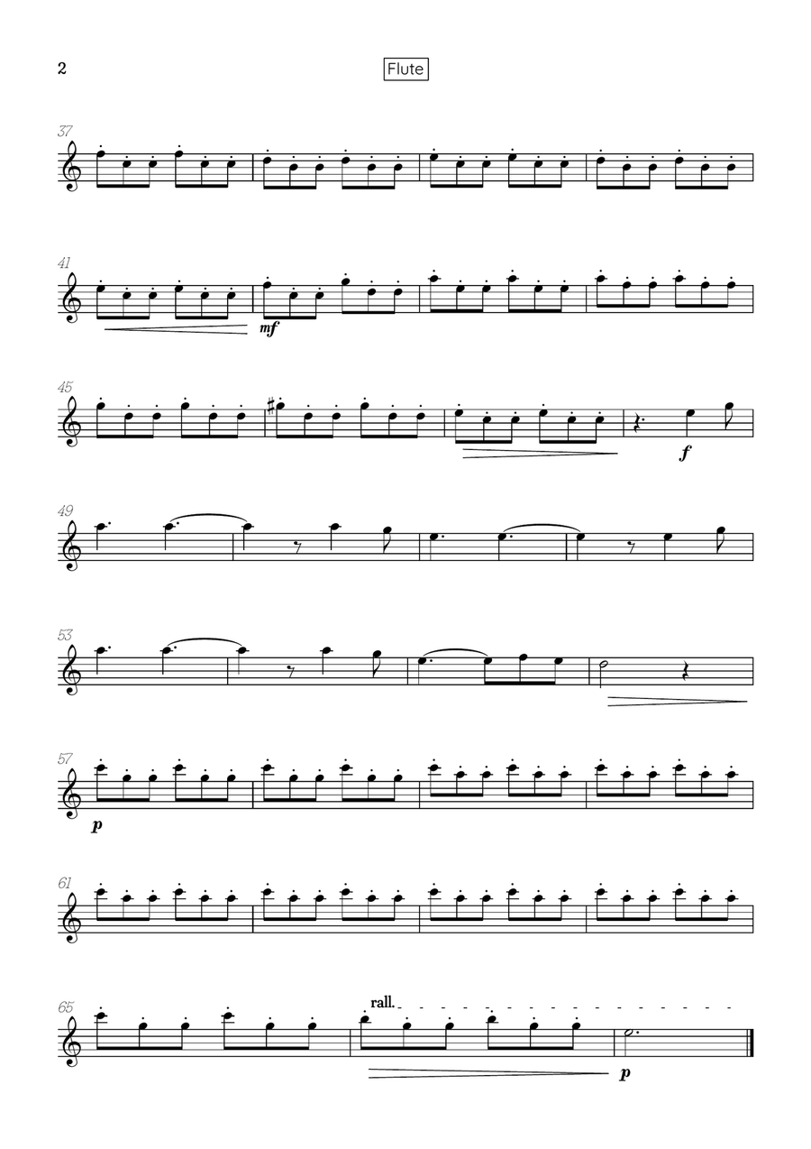 Hallelujah Woodwind Quartet scores gallery preview page 5