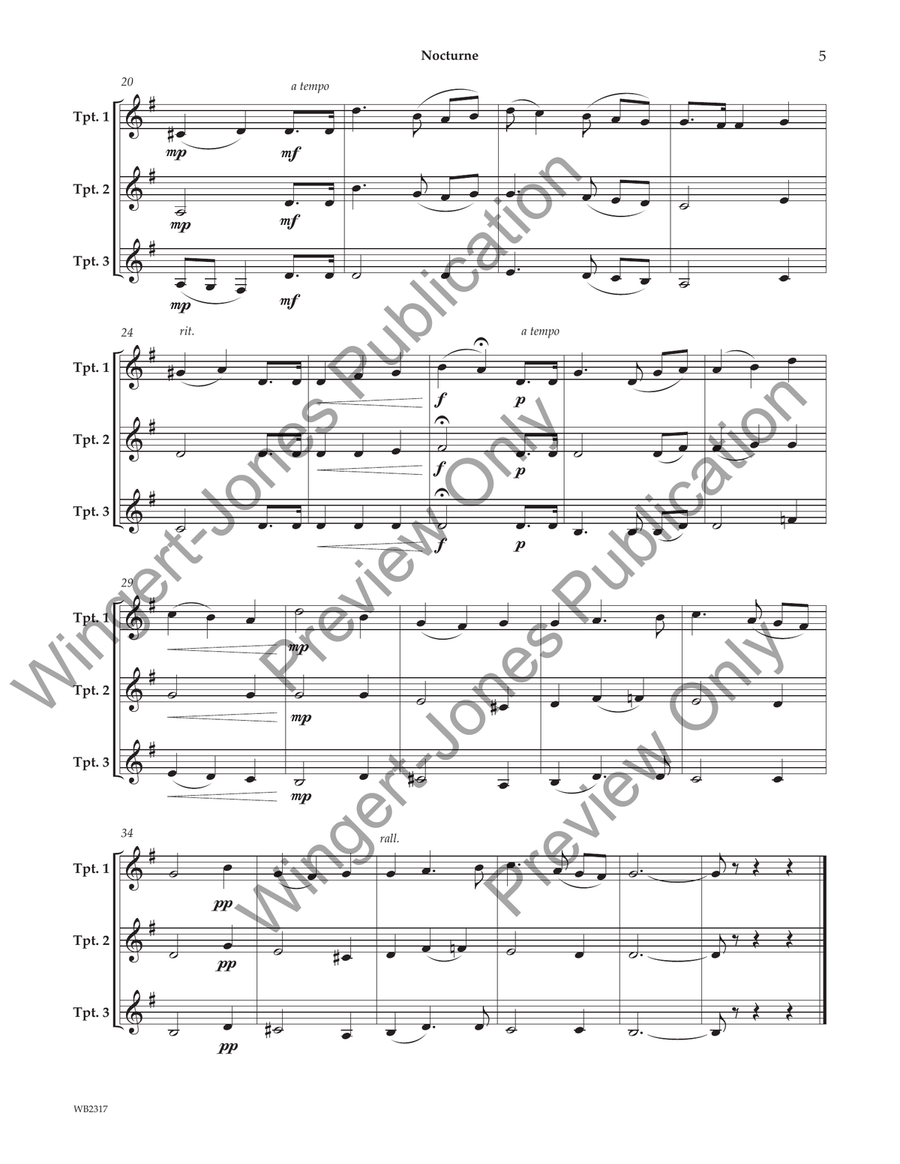 Classic Trios for Trumpet Trumpet Trio scores gallery preview page 6