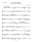 Blues for Heather (bari sax and piano)