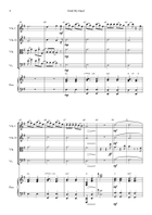 Hold My Hand String Quartet scores gallery preview page 4