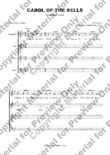Carol of the bells - Choir - SATB mini preview
