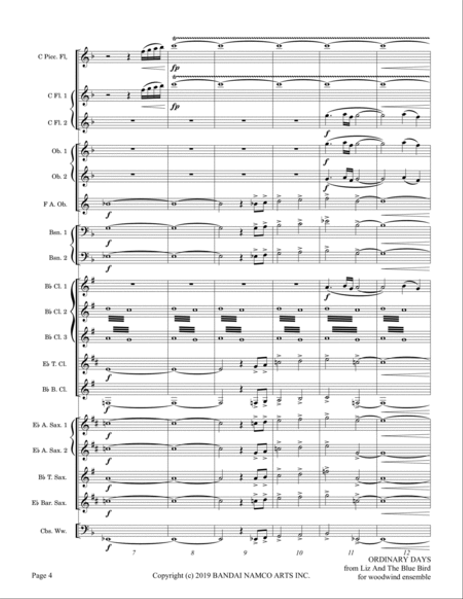 Liz Und Ein Blauer Vogel The First Movement 