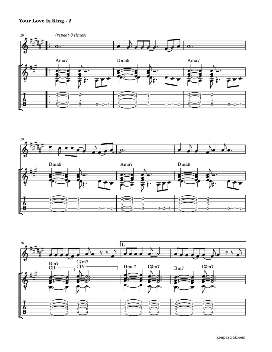 Your Love Is King Alto Saxophone scores gallery preview page 4