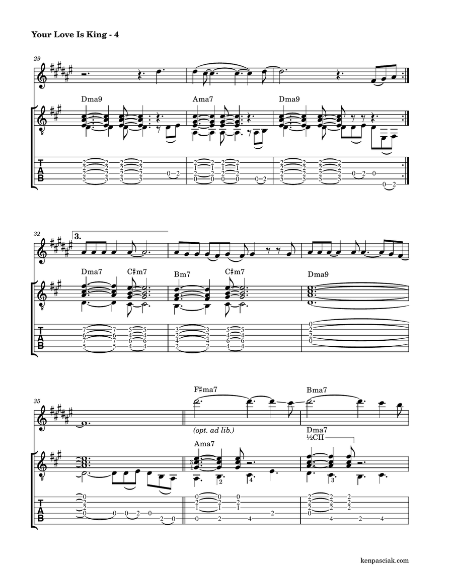 Your Love Is King Alto Saxophone scores gallery preview page 6