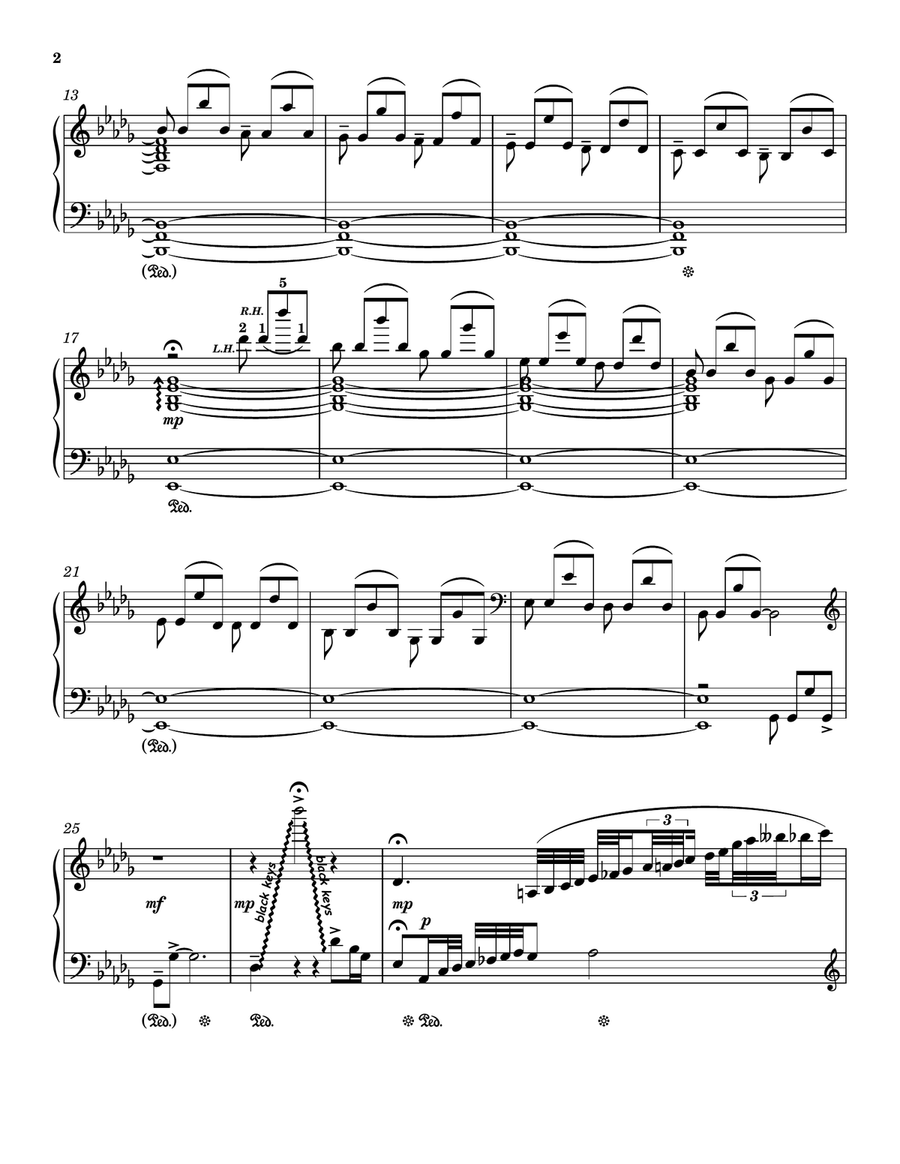 Love Letters Piano Solo scores gallery preview page 2