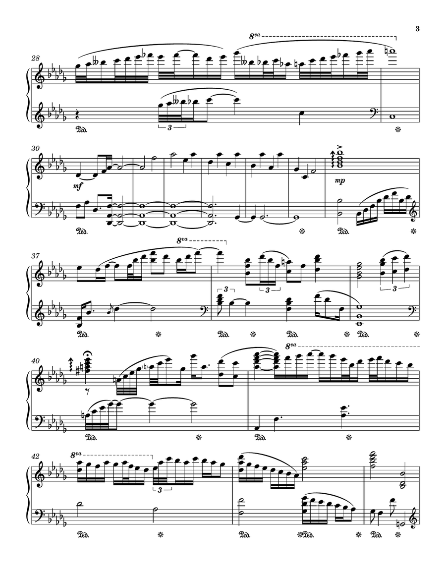 Love Letters Piano Solo scores gallery preview page 3